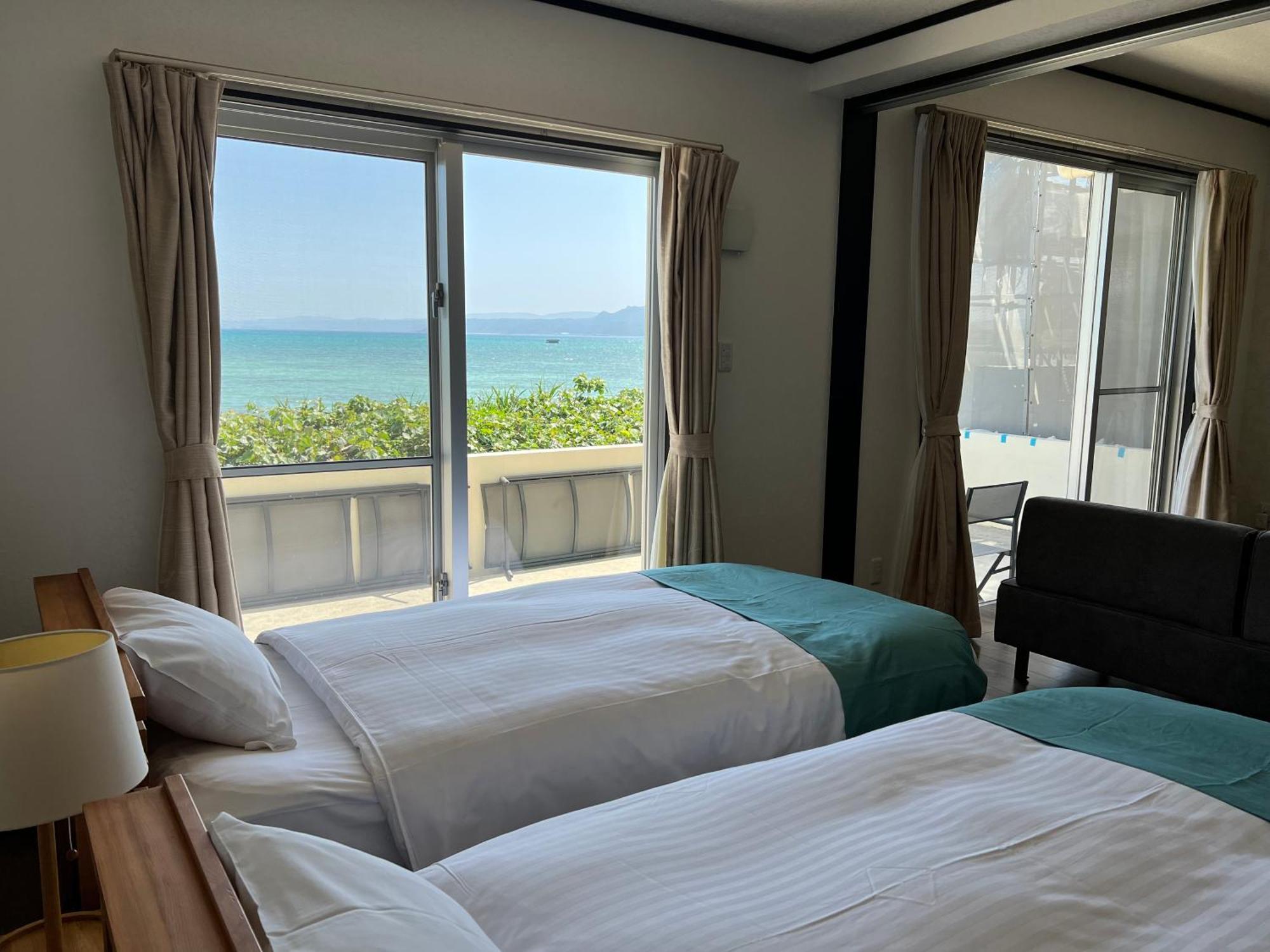 Ocean Front Sumuide Apartment Nago Ngoại thất bức ảnh