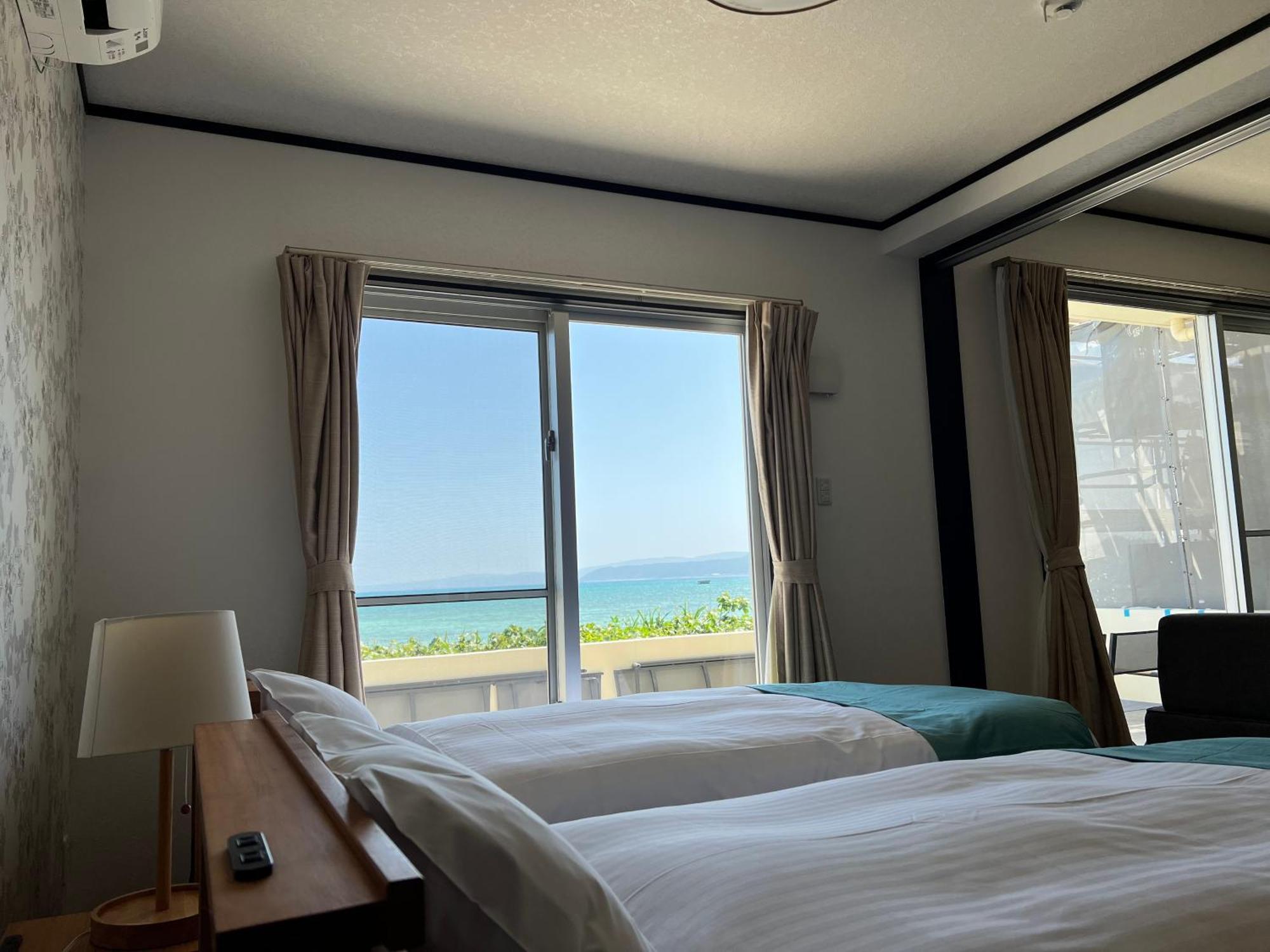 Ocean Front Sumuide Apartment Nago Ngoại thất bức ảnh